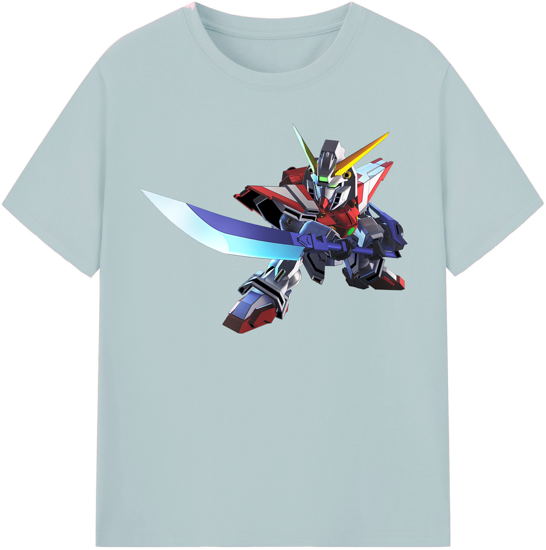 （画像用） 機動戦士ガンダム Mobile Suit Gundam 綿100％半袖Tシャツ（フロントプリント）